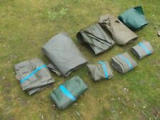 Fishing bivvy groundsheets job lot Trakker Daiwa JRC etc FISHING SET UP