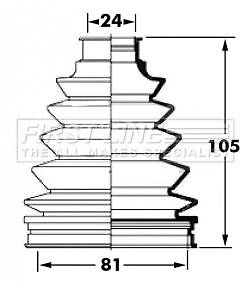 First line front outer boot - first,