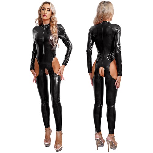 Women bodysuit pvc leather - women,