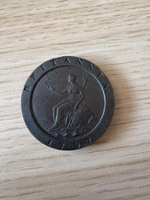 1797 British Cartwheel Penny issued during reign of King George III high grade