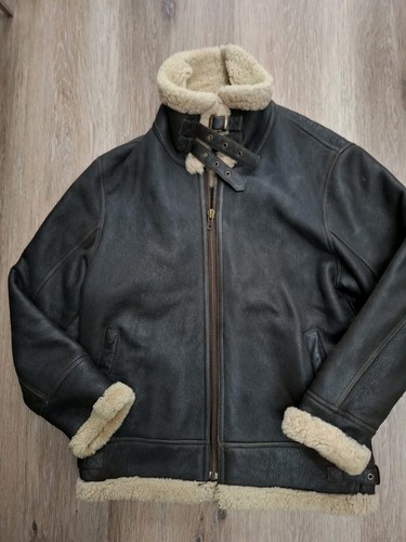 Vintage aviator sheepskin - vintage,