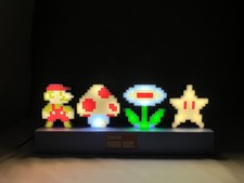 Super Mario Bros Icons Light 3-Modes Music Reactive Paladone Official Nintendo