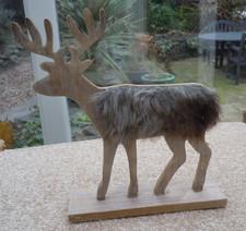 Christmas Rustic  WOOD DEER