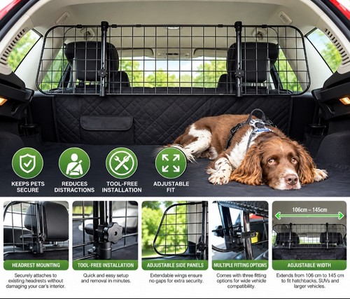 Heavy duty mesh dog guard - mesh,