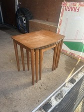 Vintage Mid-Century Teak Nest Of Tables Danish Scandi MCM Retro 60's