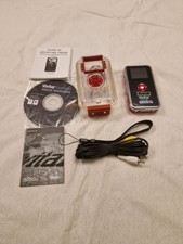 Vivitar DVR 510N Red Digital Camera and Underwater case LO FI