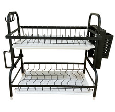Dish Drainer Rack 2-Tier Plate