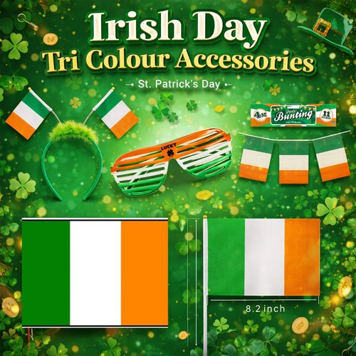 Patricks day flag balloons - day,