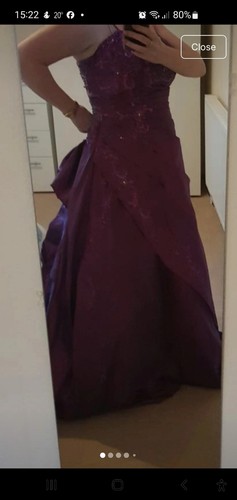 Beautiful purple prom dress - , or