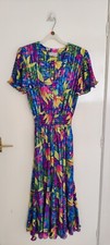 Kanga Collection Ladies Multicoloured Dress Size S