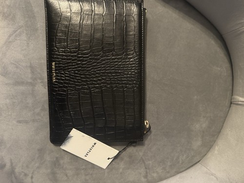 Whistles black shiny croc - whistles,