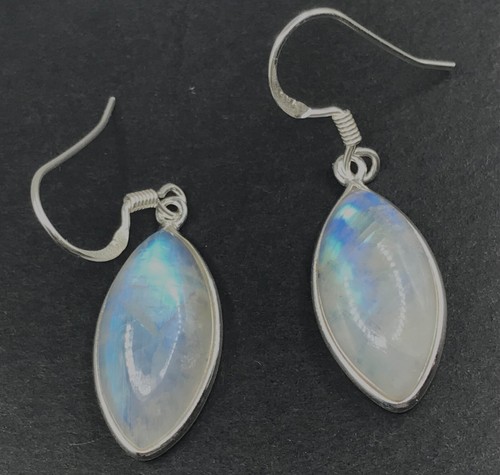 Rainbow moonstone marquise - rainbow,