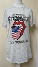 Rolling Stones T-Shirt - Primark - Size 8.   (K4)