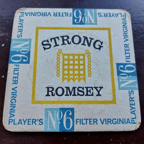 Strongs tandem beer mat - strongs,
