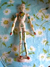 Wooden Mannequin ( DECORATED)