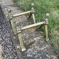 Victorian Solid Brass Fire
