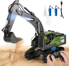 Remote Control Excavator RC Digger Tractor Toys for Boys 13-Channel 2.4GHz 1:18