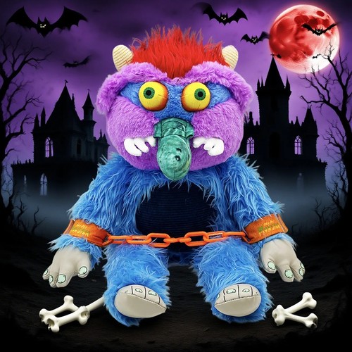 80s retro monster plush - 80s,