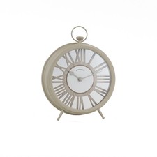 Greige Mantel Time Clock