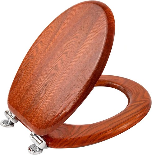 Natural wooden toilet seat - natural,