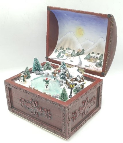 Vintage christmas music box - music,
