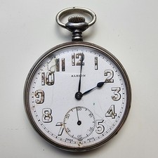 Boer & WW1 1st world war era c1900-10 8 Day military antique pocket watch in WO