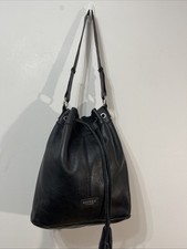 Osprey London ladies black shoulder bag/ hand bag Bucket Bag