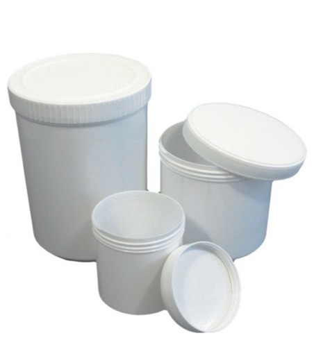 Plastic screw jar - jar, tubs