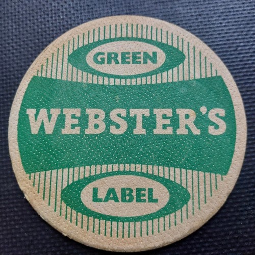 Websters beer mat cat - cat, no