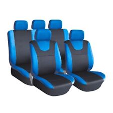 Blue Black Platinum Car Seat Covers 8 Pc FOR MINI ONE COOPER COUNTRYMAN CLUBMAN