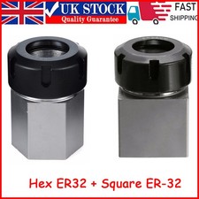 Square ER32 + Hex ER-32 Collet