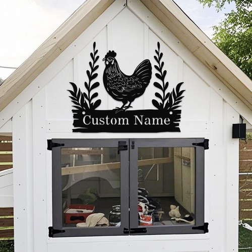 Custom chicken farm - chicken, metal