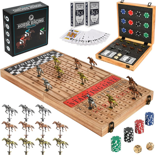 Horse racing board game - game,