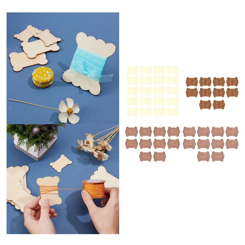 Wooden floss bobbins thread - floss,