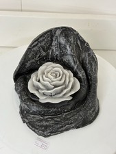 Very Unusual decorative candle shaped like a white rose