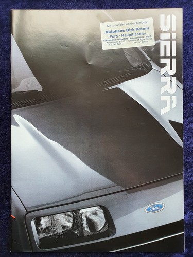 Ford sierra brochure - ford,