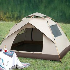 2-3 Man Camping Tent Outdoor Automatic Tent for Family Travel Backpacking Fish
