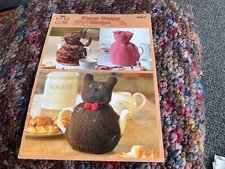Farm House Tea Cosy . Cosies Knitting Pattern - Cat Pig & Dog King Cole 9002