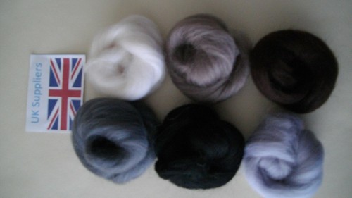Needle felting wool 30g x -  needle,