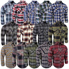 Flannel Plaid Workwear Shirt