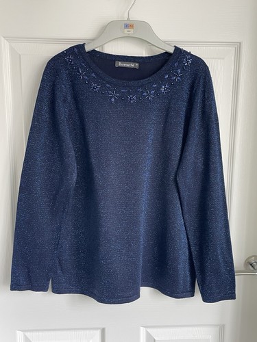Ladies navy blue mix - ladies, bonmarche