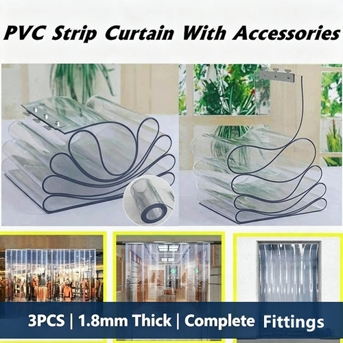 Clear pvc strip - strip, curtain