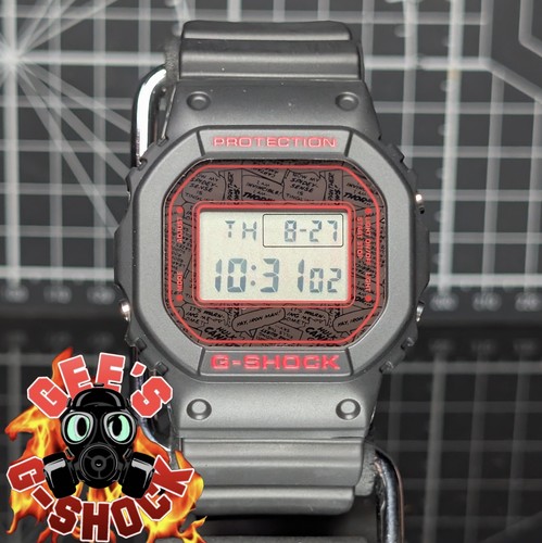 Casio shock marvel 5600 - g-shock, dw-5600