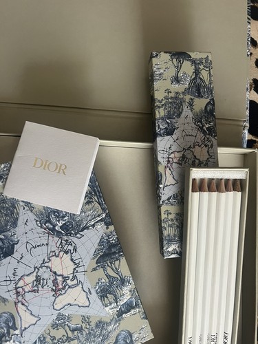 Dior notebook - dior, pencil