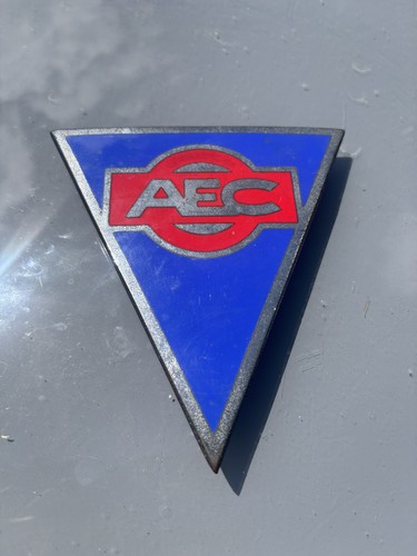Enamel aec bus coach lorry - coach,