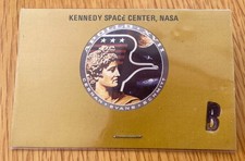 NASA APOLLO 17 LAUNCH VIP PASS BADGE FROM KENNEDY SPACE CENTER DEC 7TH 1972