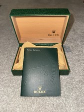 Vintage Rolex Box - With Date-just Booklet And Watch Cushion