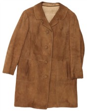 VINTAGE Womens Sherpa Suede