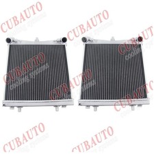 2pcs Aluminium Left Side Radiator For 1997-2007 Porsche 911 996 Boxster 986