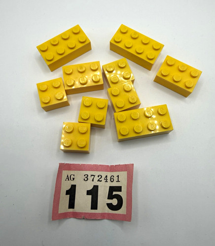 Lego x10yellow bricks - lego,